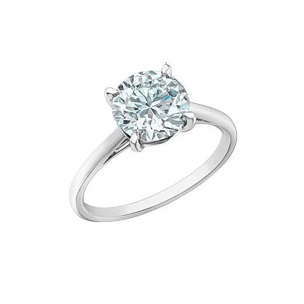 2.02ct Round Brilliant Cut Lab Grown Diamond Ring Image 3 Victoria Jewellers REGINA, SK