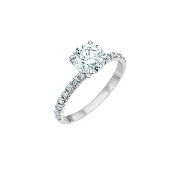 1.56ct Round Brilliant Cut Lab Grown Diamond Ring Image 3 Victoria Jewellers REGINA, SK