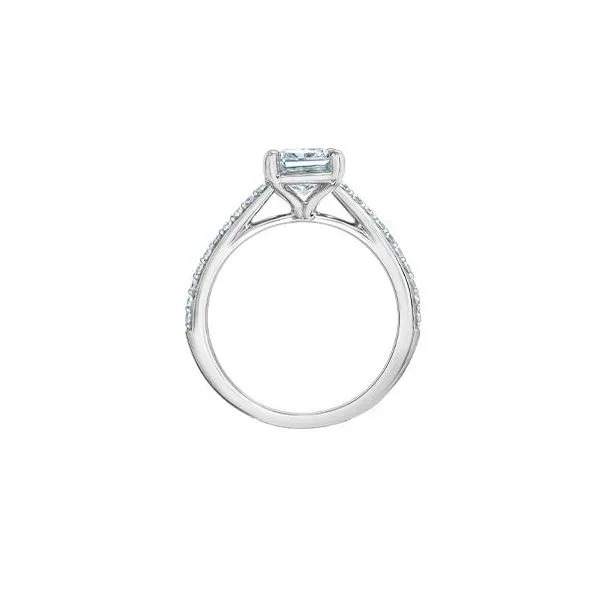 2.02ct Radiant Cut Lab Grown Diamond Ring Image 3 Victoria Jewellers REGINA, SK