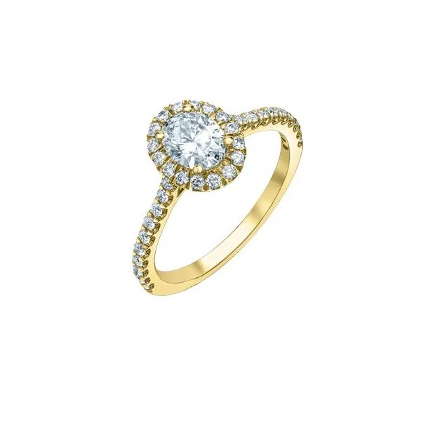 1.55ct Oval Lab Grown Diamond Ring Image 2 Victoria Jewellers REGINA, SK