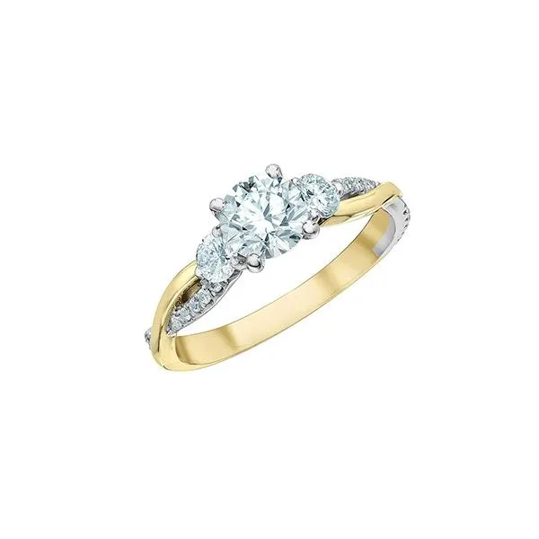 1.08ct Round Brilliant Cut Lab Grown Diamond Ring Image 2 Victoria Jewellers REGINA, SK