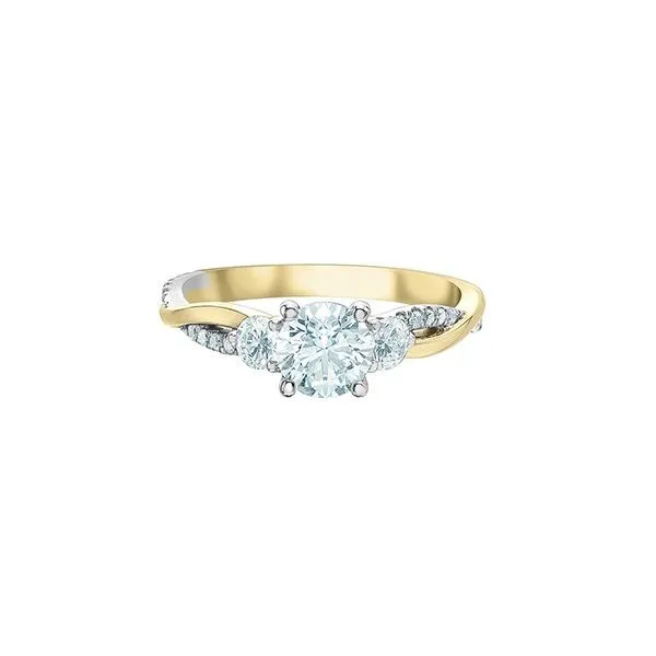 1.08ct Round Brilliant Cut Lab Grown Diamond Ring Victoria Jewellers REGINA, SK