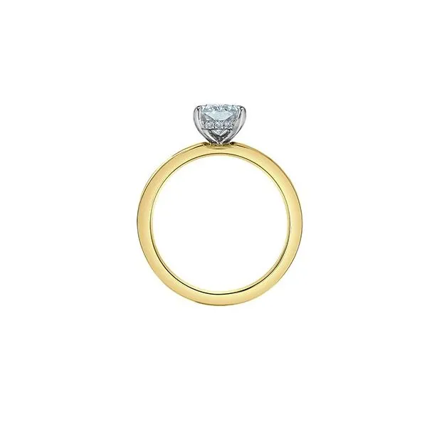 3.04ct Radiant Cut Lab Grown Diamond Ring Image 3 Victoria Jewellers REGINA, SK