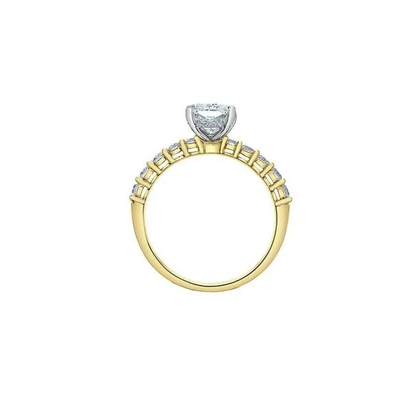 3.07ct Radiant Cut Lab Grown Diamond Ring Image 2 Victoria Jewellers REGINA, SK