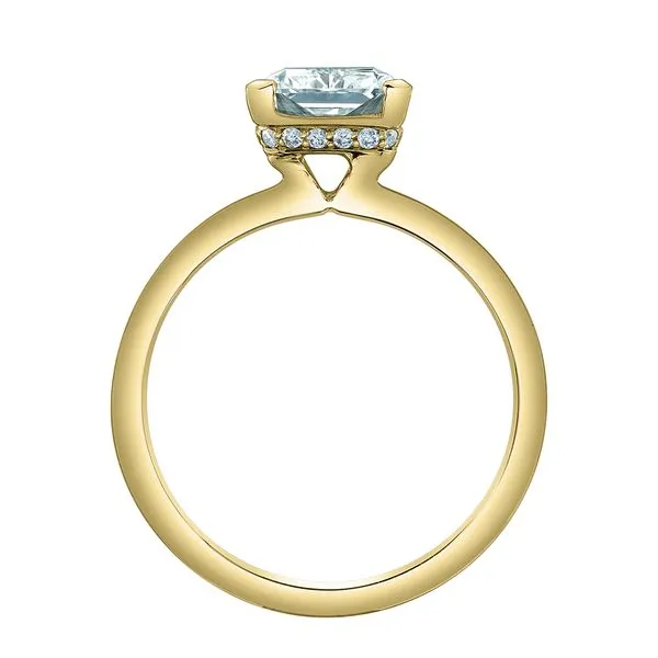 2.55ct Radiant Cut Lab Grown Diamond Ring Image 3 Victoria Jewellers REGINA, SK