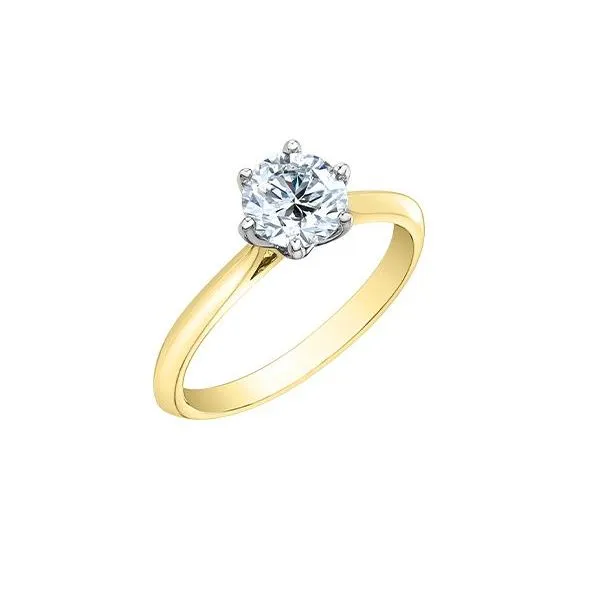 0.71ct Round Brilliant Cut Lab Grown Diamond Ring Image 2 Victoria Jewellers REGINA, SK