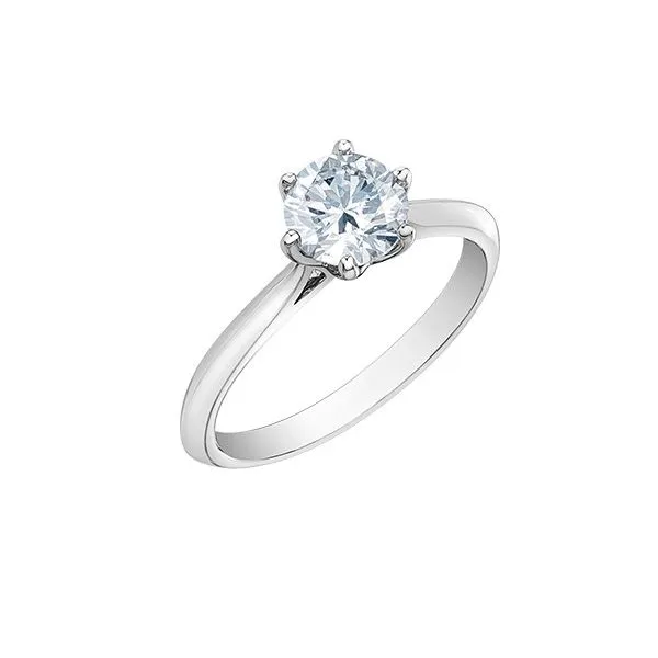 0.72ct Round Brilliant Cut Lab Grown Diamond Ring Image 2 Victoria Jewellers REGINA, SK