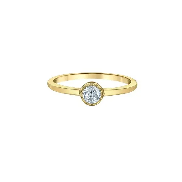 0.30ct Round Brilliant Cut Lab Grown Diamond Ring Image 3 Victoria Jewellers REGINA, SK