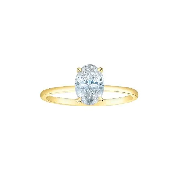 0.70ct Oval Brilliant Cut Lab Grown Diamond Ring Victoria Jewellers REGINA, SK