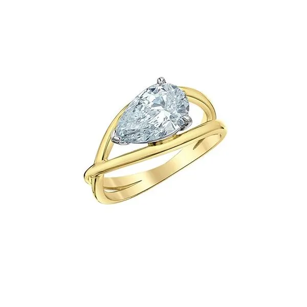 1.10ct Pear Cut Lab Grown Diamond Ring Victoria Jewellers REGINA, SK
