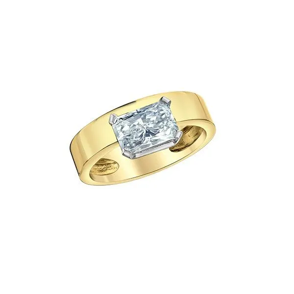 1.53ct Radiant Cut Lab Grown Diamond Ring Image 2 Victoria Jewellers REGINA, SK