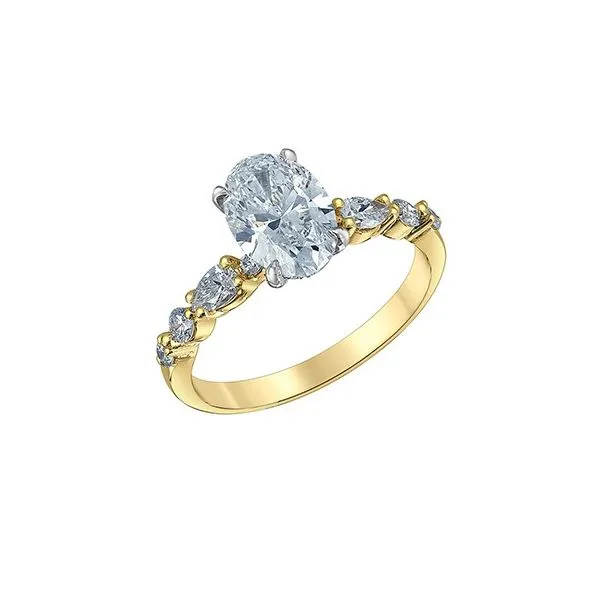 1.57ct Oval Lab Grown Diamond Ring Image 2 Victoria Jewellers REGINA, SK