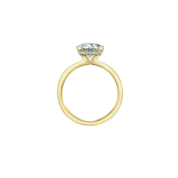 2.04ct Oval Brilliant Cut Lab Grown Diamond Ring Image 3 Victoria Jewellers REGINA, SK
