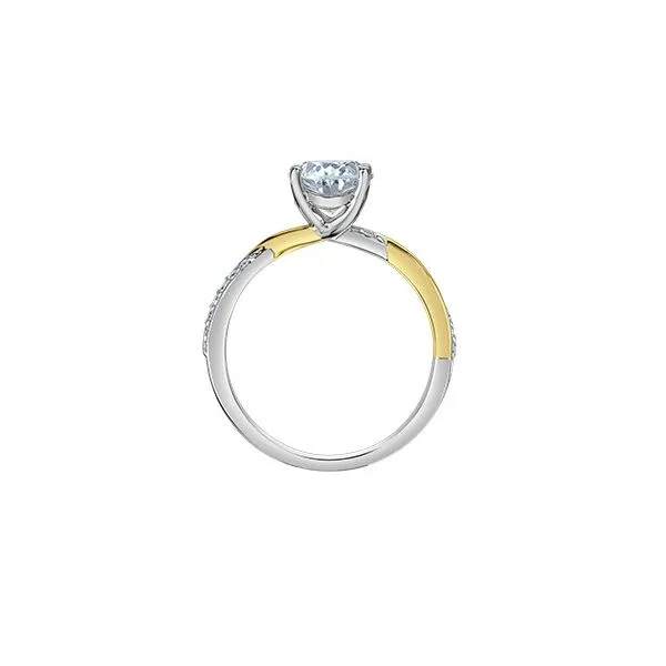 2.10ct Oval Brilliant Lab Grown Diamond Ring Image 3 Victoria Jewellers REGINA, SK