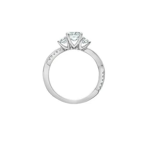 1.03ct Radiant Cut Lab Grown Diamond Ring Image 2 Victoria Jewellers REGINA, SK