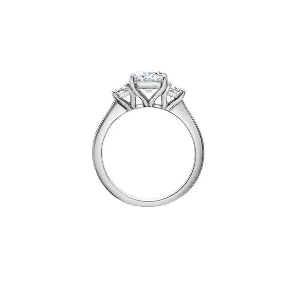 3.0ctw Oval Lab Grown Diamond Ring Image 2 Victoria Jewellers REGINA, SK