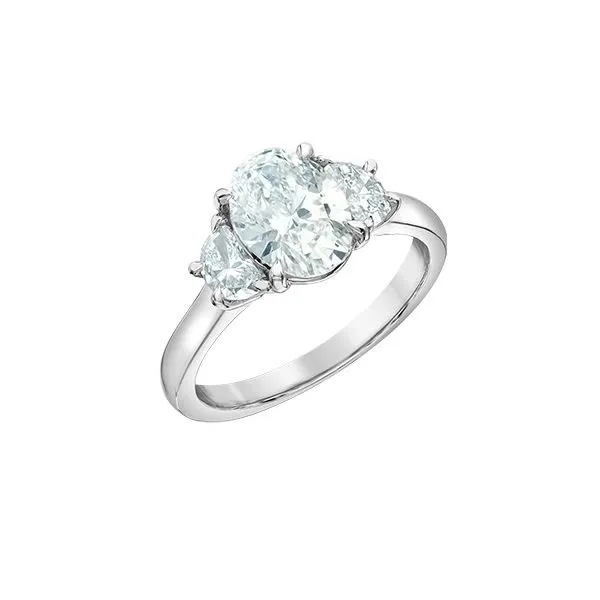 3.0ctw Oval Lab Grown Diamond Ring Victoria Jewellers REGINA, SK