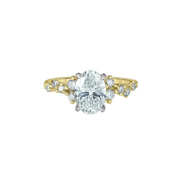1.54ct Oval Lab Grown Diamond Ring Image 3 Victoria Jewellers REGINA, SK