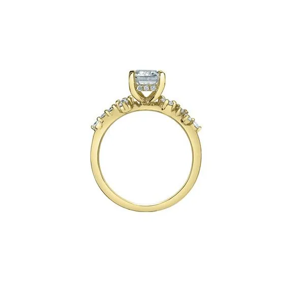 1.54ct Emerald Cut Lab Grown Diamond Ring Image 3 Victoria Jewellers REGINA, SK