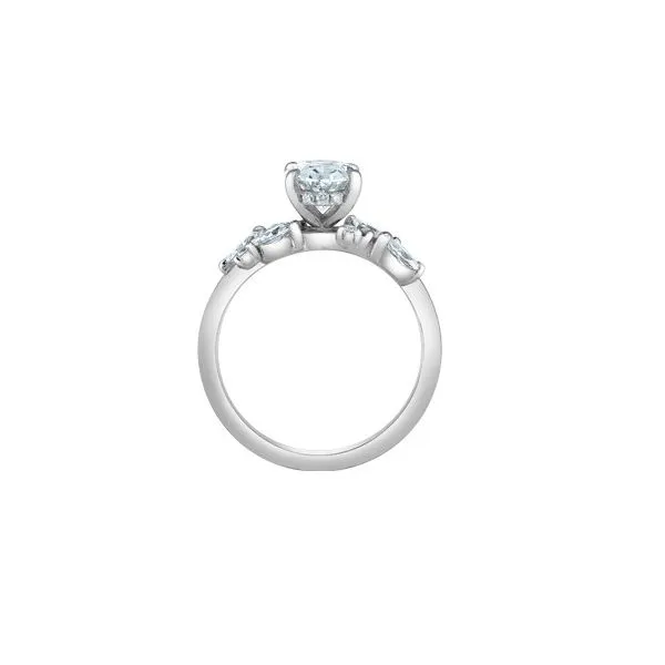 1.53ct Oval Lab Grown Diamond Ring Image 3 Victoria Jewellers REGINA, SK