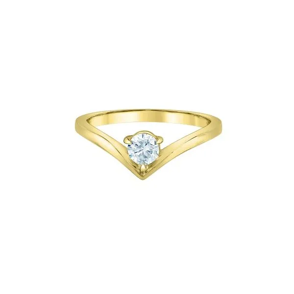 0.30ct Round Brilliant Cut Lab Grown Diamond Ring Image 2 Victoria Jewellers REGINA, SK