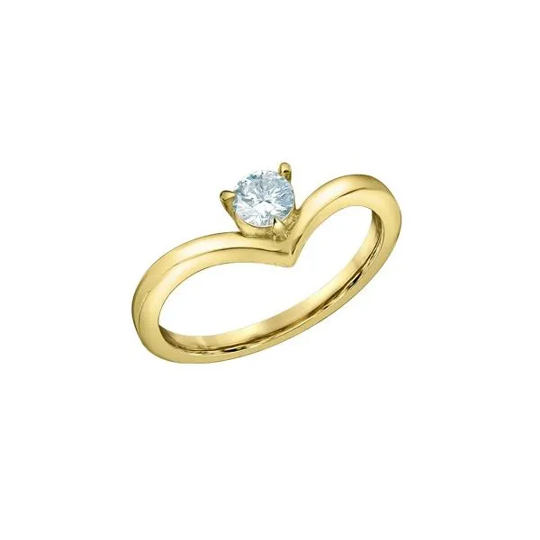 0.30ct Round Brilliant Cut Lab Grown Diamond Ring Victoria Jewellers REGINA, SK