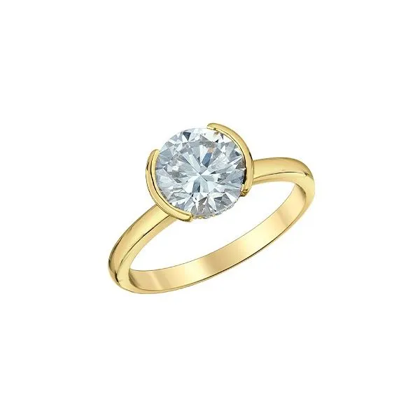 2.50ct Round Brilliant Cut Lab Grown Diamond Ring Victoria Jewellers REGINA, SK