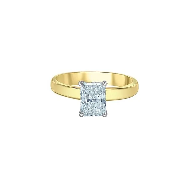 3.09ct Radiant Cut Lab Grown Diamond Ring Image 3 Victoria Jewellers REGINA, SK