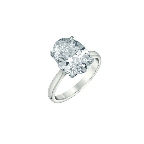 5.10ct Oval Brilliant Cut Lab Grown Diamond Ring Image 2 Victoria Jewellers REGINA, SK