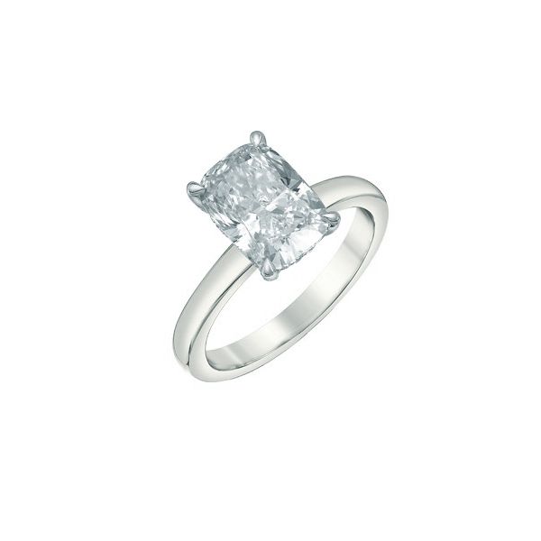 3.02ct Cushion Cut Lab Grown Diamond Ring Image 2 Victoria Jewellers REGINA, SK