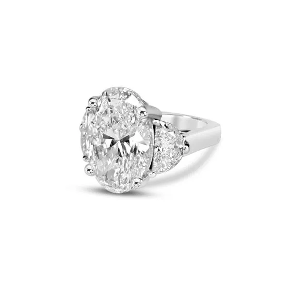 10.01ct Oval Cut Lab Grown Diamond Ring Image 2 Victoria Jewellers REGINA, SK