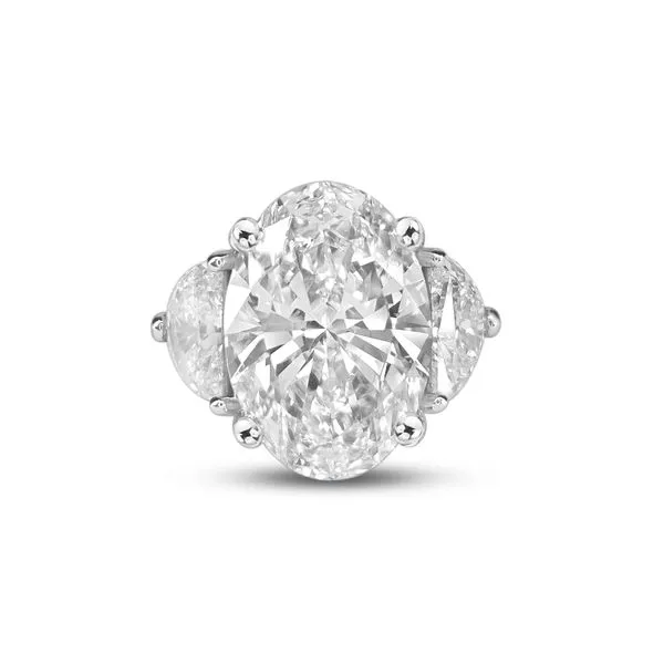 10.01ct Oval Cut Lab Grown Diamond Ring Victoria Jewellers REGINA, SK