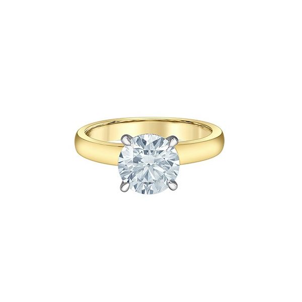 3.00ct Round Brilliant Cut Lab Grown Diamond Ring Image 3 Victoria Jewellers REGINA, SK