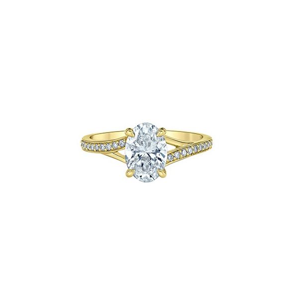 1.53ct Oval Lab Grown Diamond Ring Image 3 Victoria Jewellers REGINA, SK