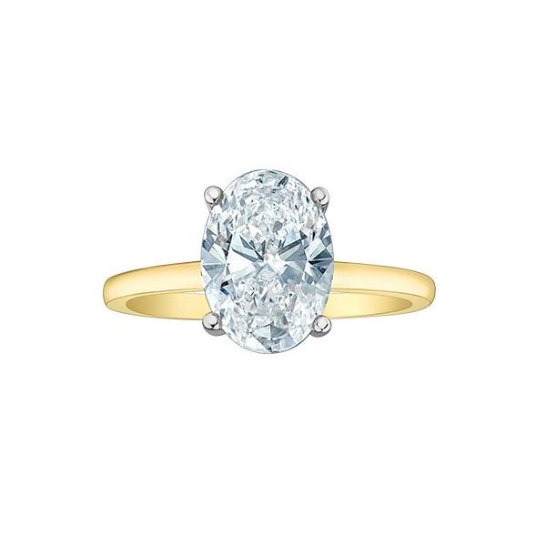 3.02ct Lab Grown Oval Diamond Ring Victoria Jewellers REGINA, SK