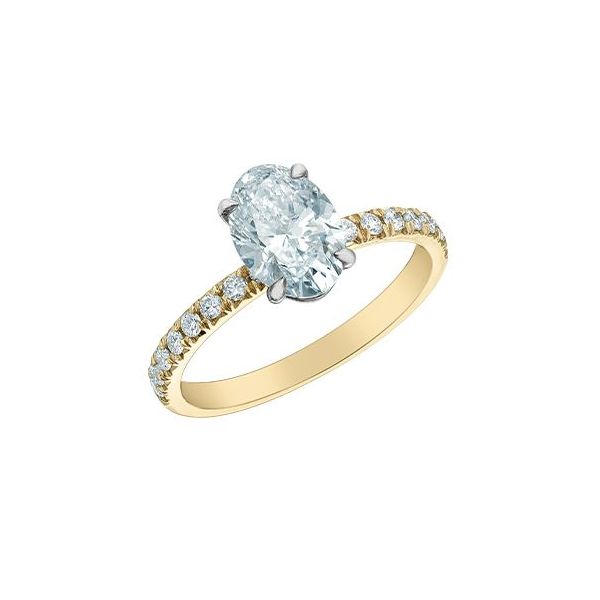 1.02ct Oval Cut Lab Grown Diamond Ring Victoria Jewellers REGINA, SK