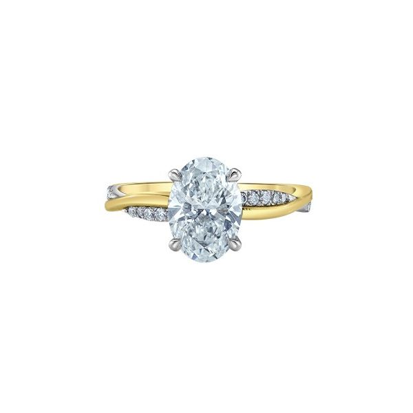 2.00ct Oval Lab Grown Diamond Ring Image 3 Victoria Jewellers REGINA, SK