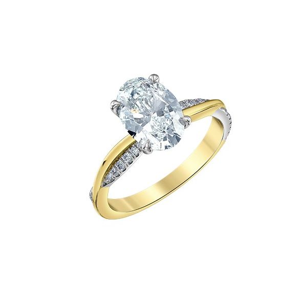 2.00ct Oval Lab Grown Diamond Ring Victoria Jewellers REGINA, SK