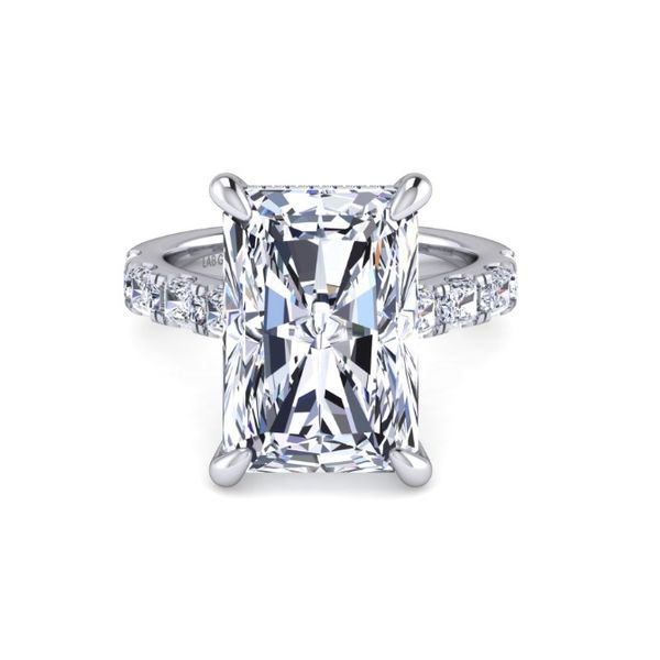 10.32ct Radiant Cut Lab Grown Diamond Ring Victoria Jewellers REGINA, SK