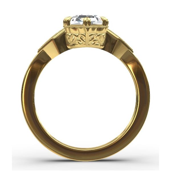 2.00 Hexagonal Lab Grown Diamond Ring Image 4 Victoria Jewellers REGINA, SK