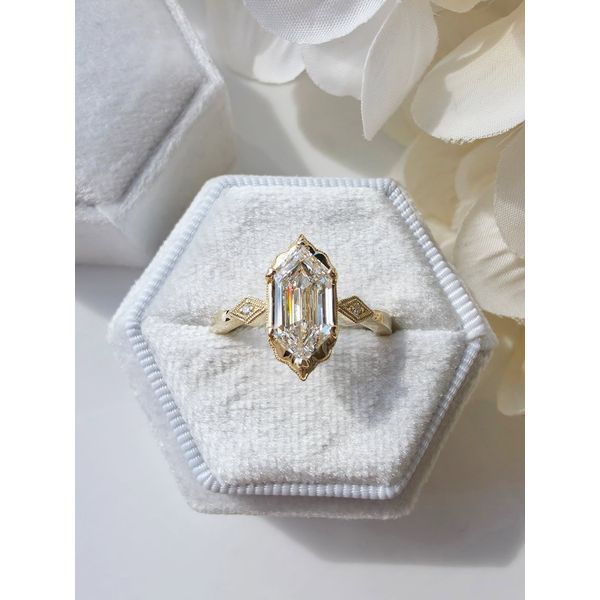 2.00 Hexagonal Lab Grown Diamond Ring Victoria Jewellers REGINA, SK