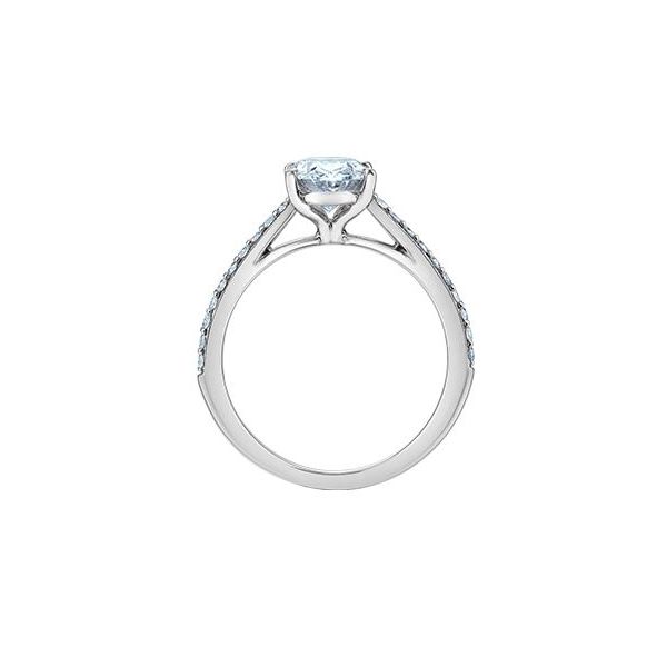 1.03ct Oval Brilliant Cut Lab Grown Diamond Ring Image 2 Victoria Jewellers REGINA, SK