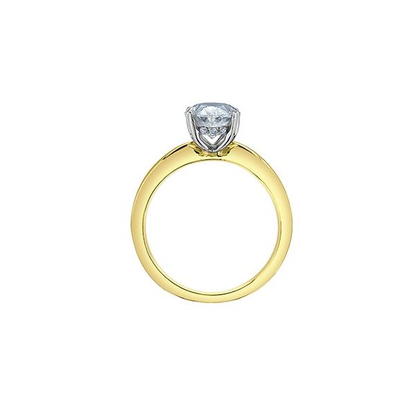 1.54ct Oval Brilliant Cut Lab Grown Diamond Ring Image 3 Victoria Jewellers REGINA, SK