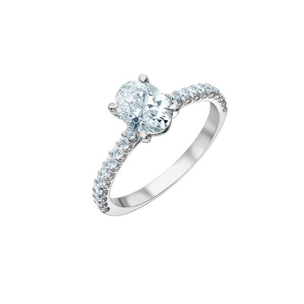1.50ct Oval Brilliant Cut Lab Grown Diamond Ring Victoria Jewellers REGINA, SK