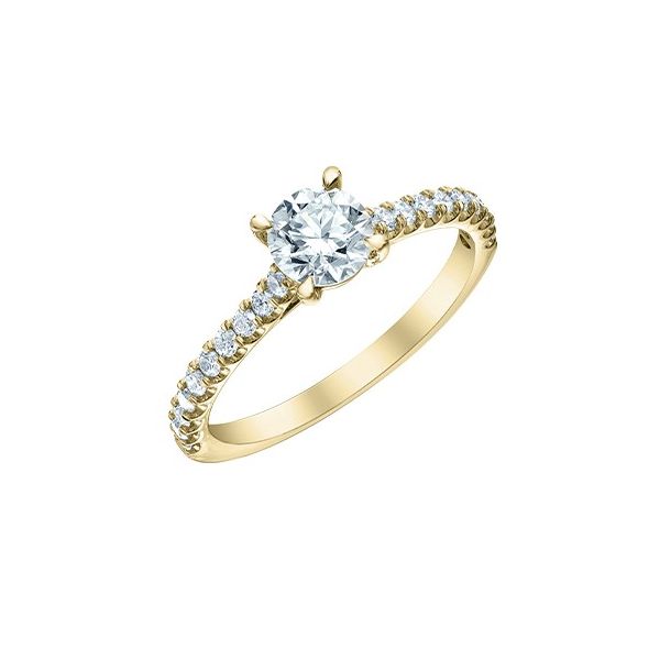 0.70ct Round Brilliant Cut Lab Grown Diamond Ring Victoria Jewellers REGINA, SK