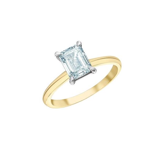 1.58ct Emerald Cut Lab Grown Diamond Ring Victoria Jewellers REGINA, SK