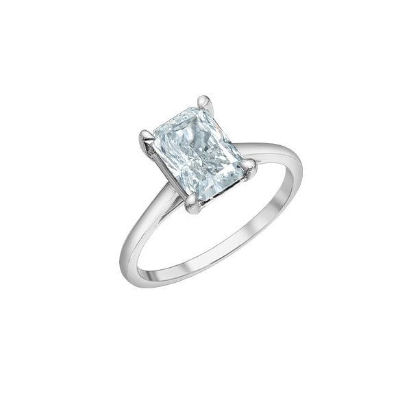 1.58ct Radiant Cut Lab Grown Diamond Ring Image 2 Victoria Jewellers REGINA, SK