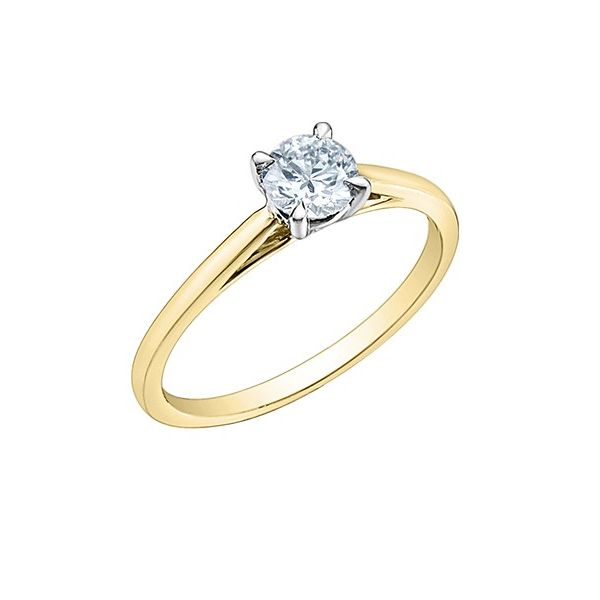 0.50ct Round Brilliant Cut Lab Grown Diamond Ring Image 3 Victoria Jewellers REGINA, SK