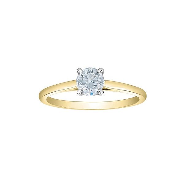 0.50ct Round Brilliant Cut Lab Grown Diamond Ring Victoria Jewellers REGINA, SK
