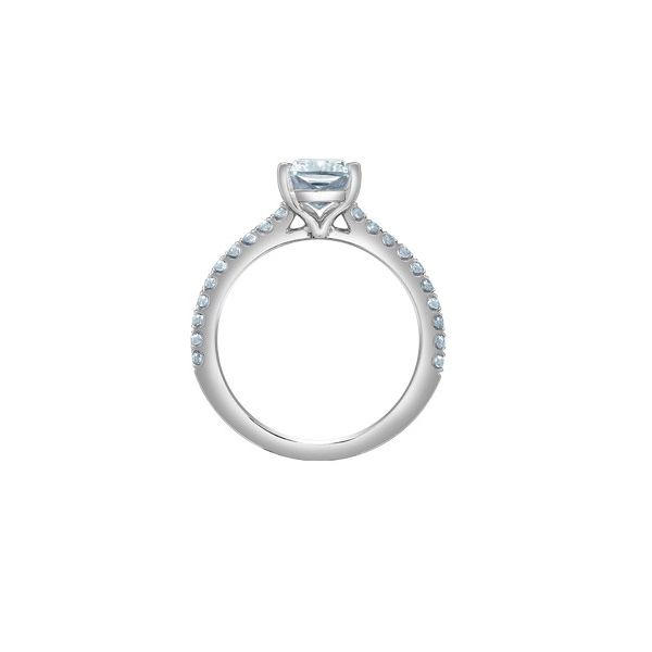 2.09ct Elongated Cushion Cut Lab Grown Diamond Ring Image 2 Victoria Jewellers REGINA, SK